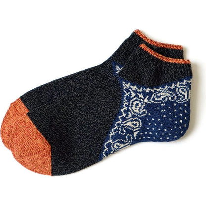 Kapital 96 Heel Paisley Bandana Ankle Socks