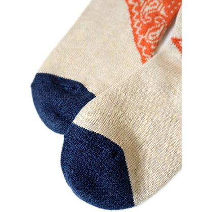 Kapital 96 Heel Paisley Bandana Ankle Socks