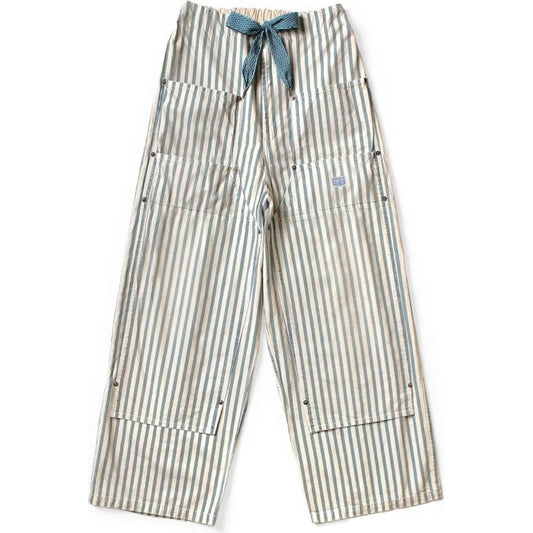 Kapital 9oz French Hickory Double Knee Easy Baggy Pants
