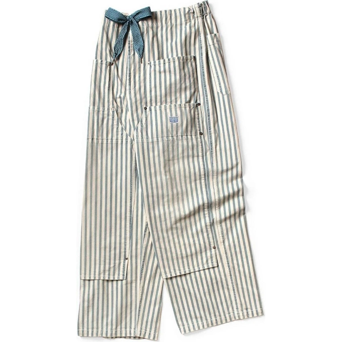 Kapital 9oz French Hickory Double Knee Easy Baggy Pants