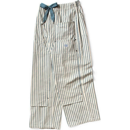 Kapital 9oz French Hickory Double Knee Easy Baggy Pants