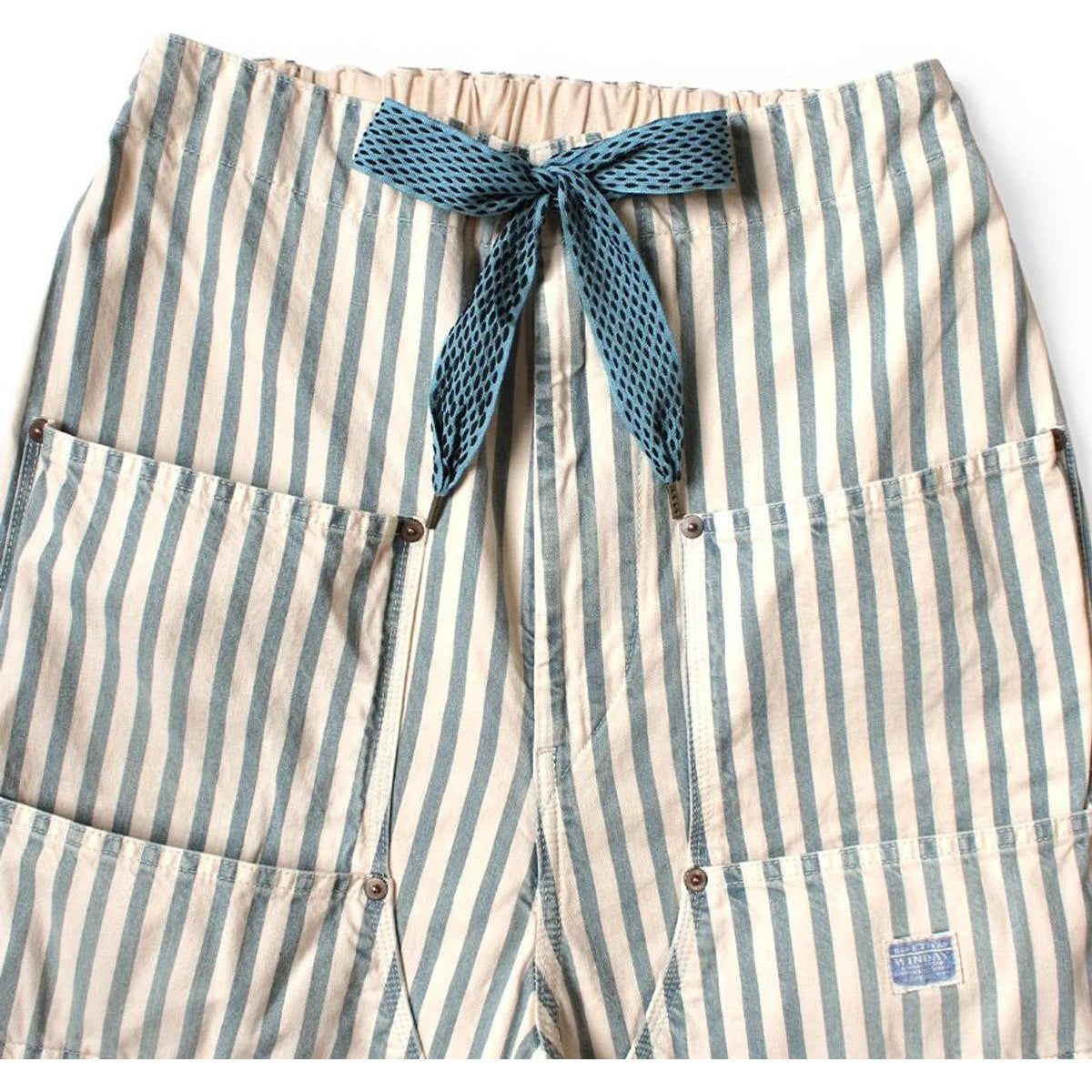 Kapital 9oz French Hickory Double Knee Easy Baggy Pants