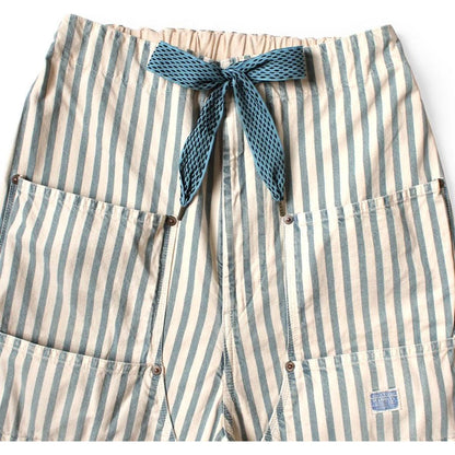 Kapital 9oz French Hickory Double Knee Easy Baggy Pants