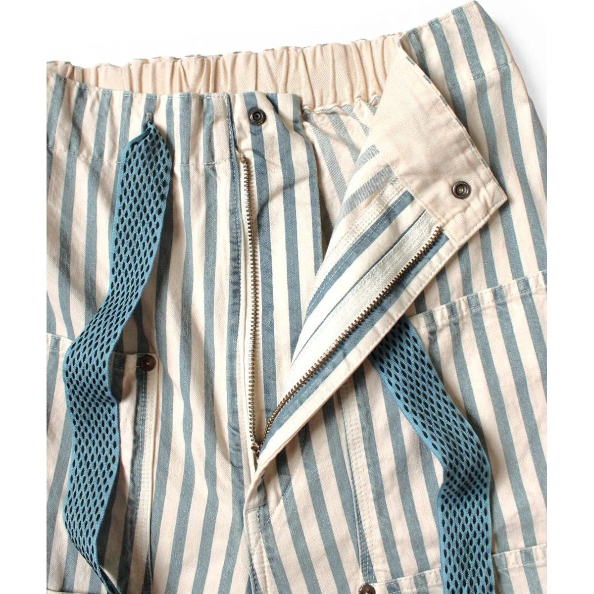 Kapital 9oz French Hickory Double Knee Easy Baggy Pants
