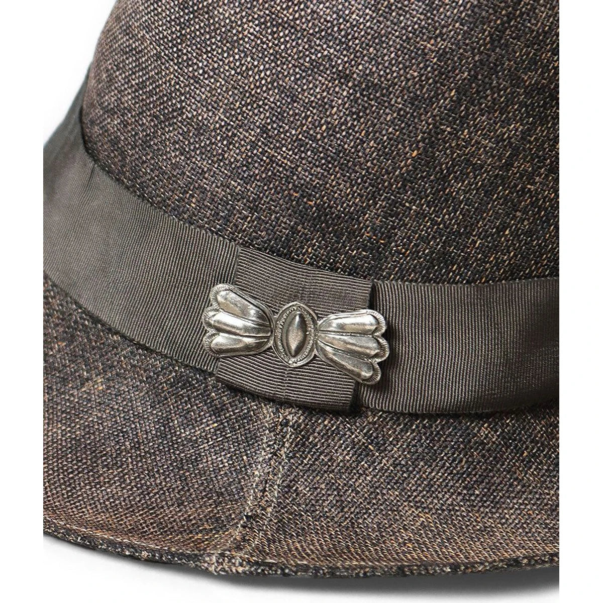 Kapital Aged Paper Canvas Fedora Hat