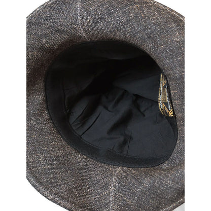 Kapital Aged Paper Canvas Fedora Hat