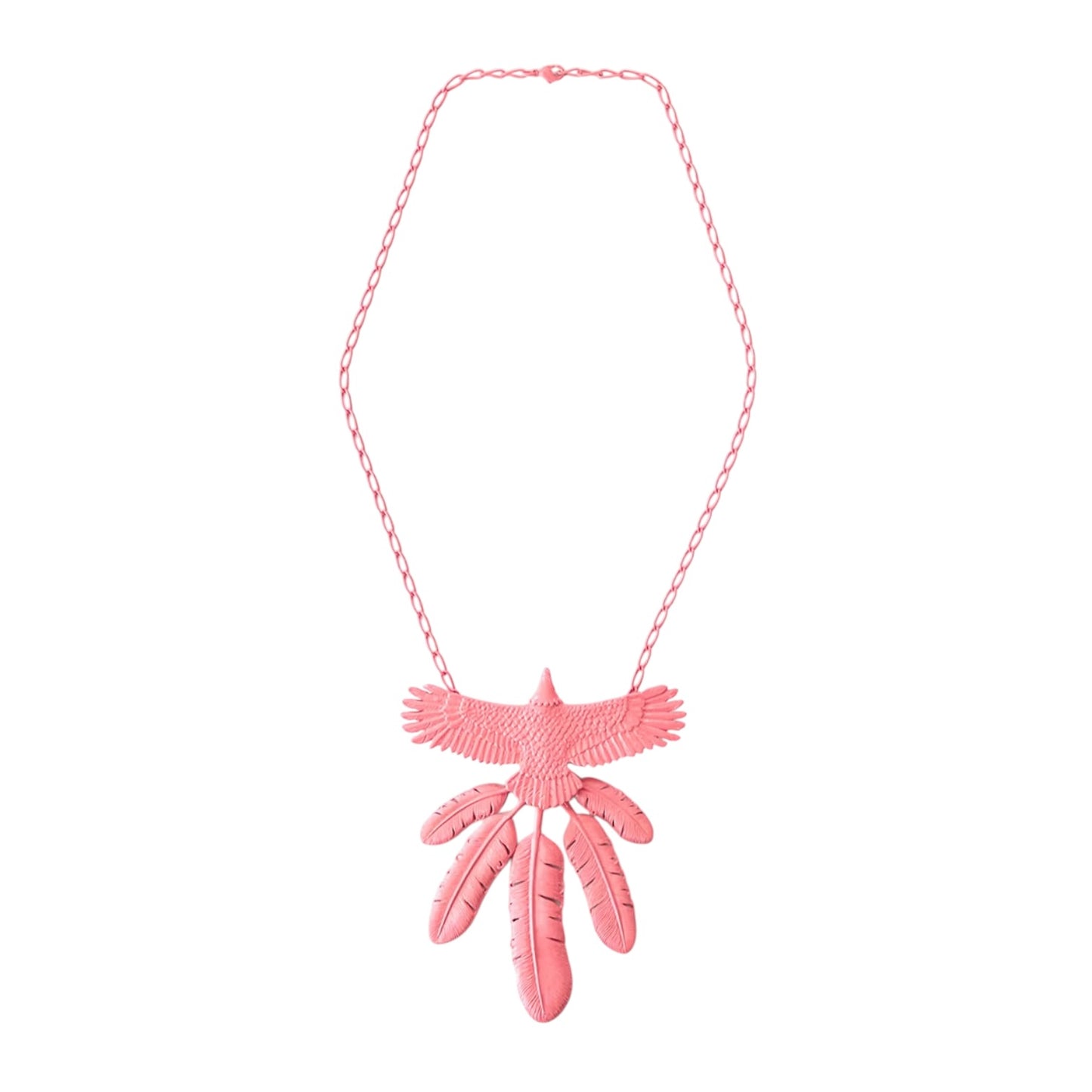 Kapital Alloy Lacquered Eagle Necklace