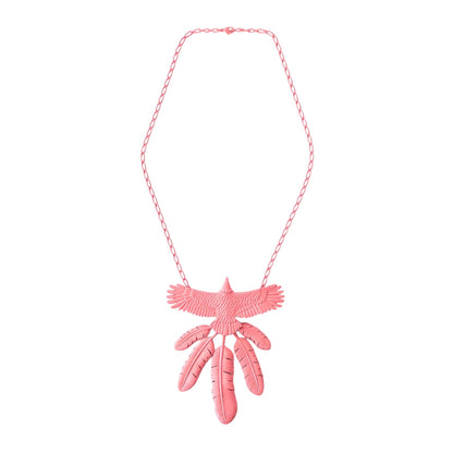 Kapital Alloy Lacquered Eagle Necklace