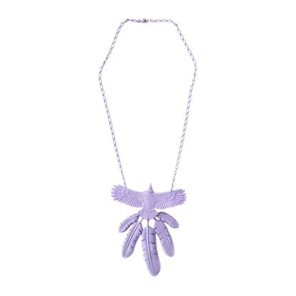 Kapital Alloy Lacquered Eagle Necklace