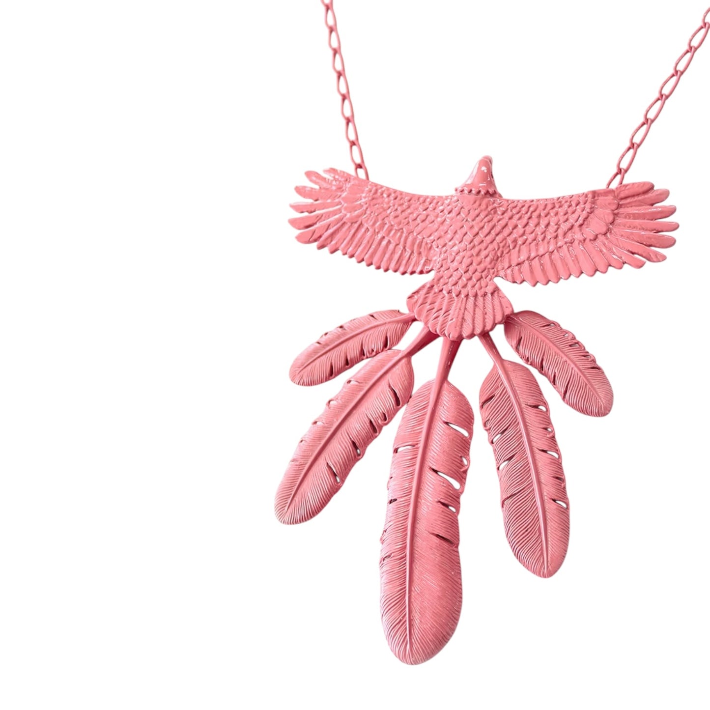 Kapital Alloy Lacquered Eagle Necklace
