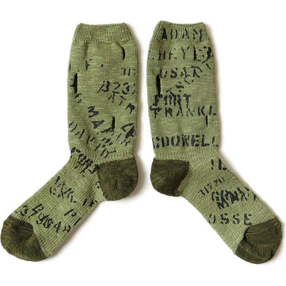 Kapital Army Graffiti Punching Socks