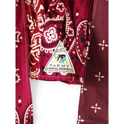 Kapital Bandana Patchwork Farmy Frill Hat