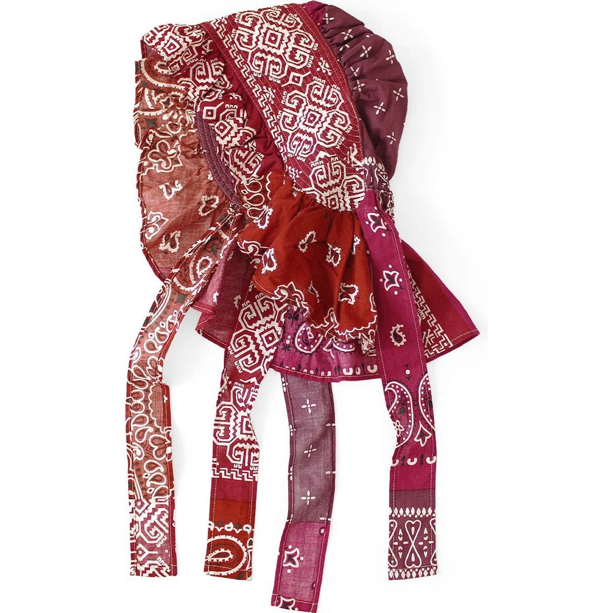 Kapital Bandana Patchwork Farmy Frill Hat