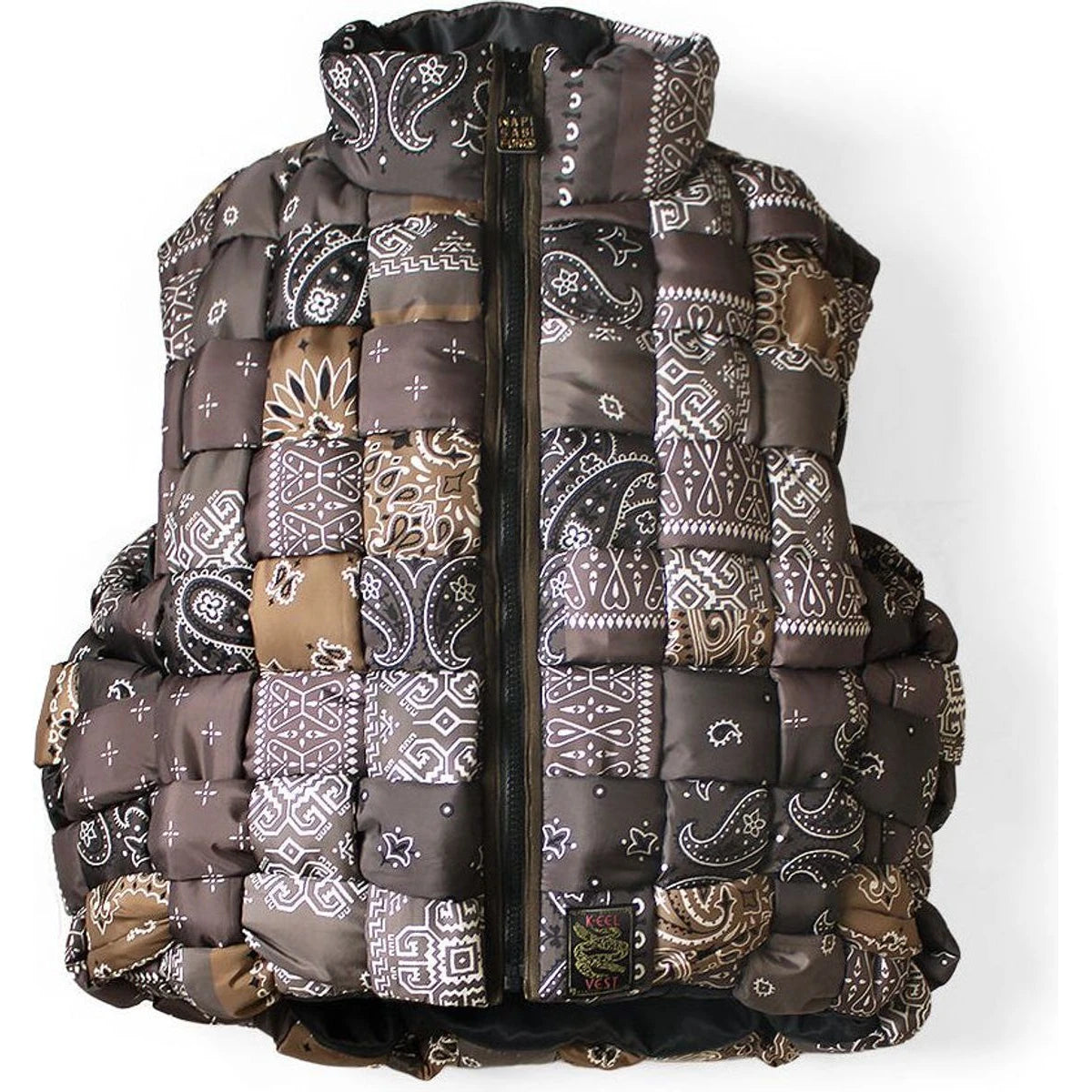 Kapital Bandana Transfer Nylon Keel Weaving Vest