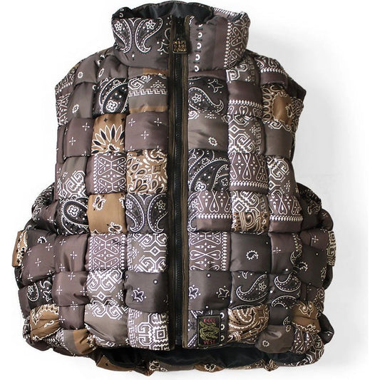 Kapital Bandana Transfer Nylon Keel Weaving Vest