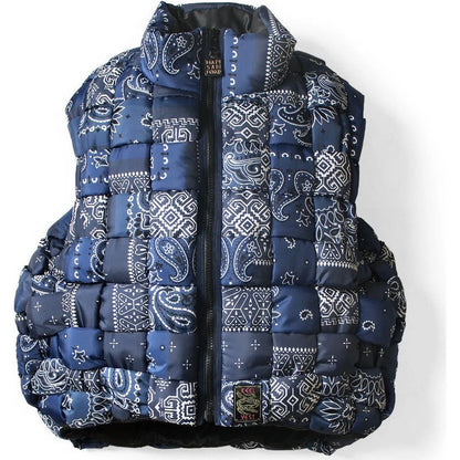 Kapital Bandana Transfer Nylon Keel Weaving Vest