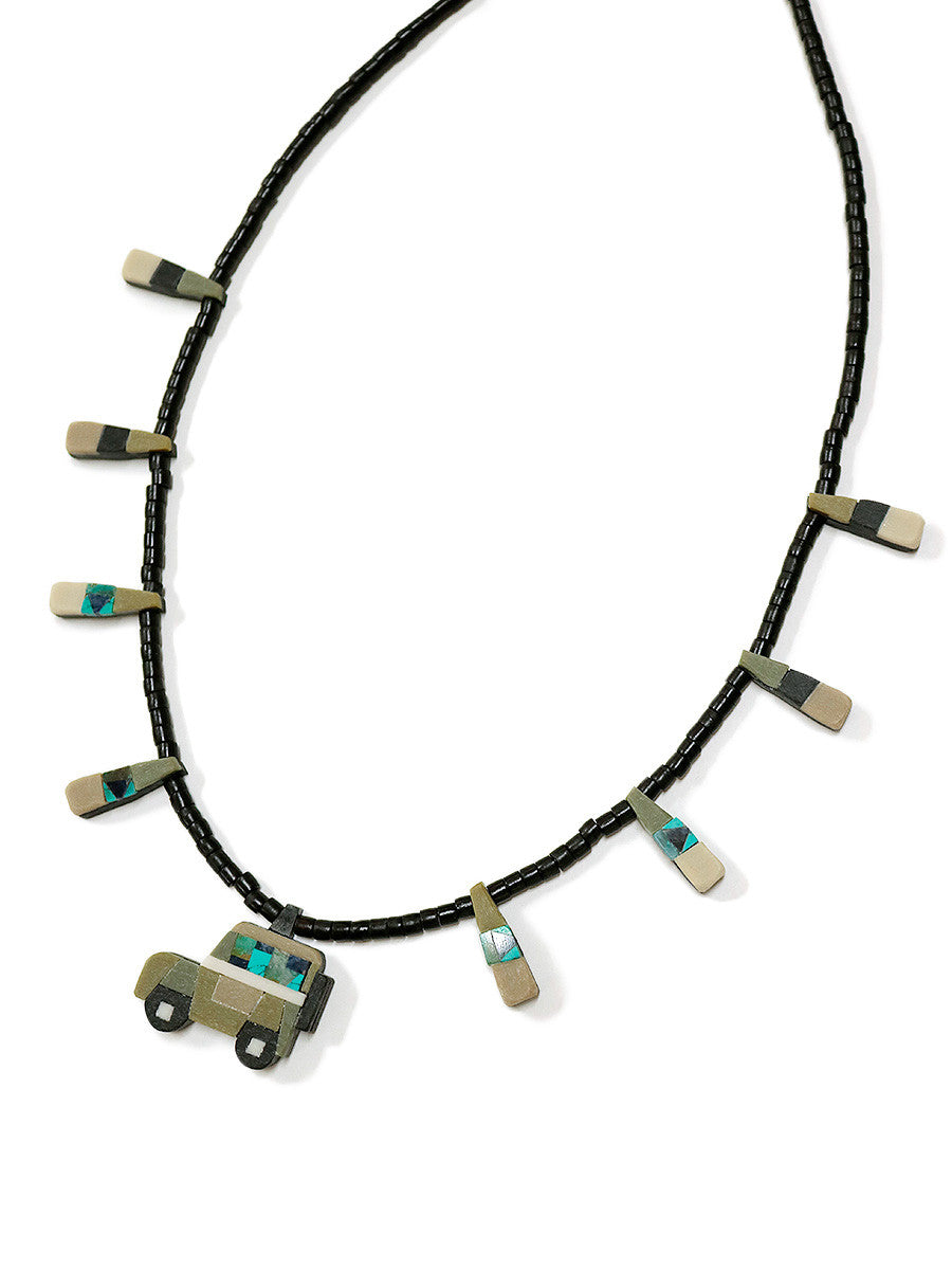Kapital Battery Automobile Track Necklace