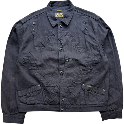 Kapital Black x Black Denim Santo Domingo Jacket