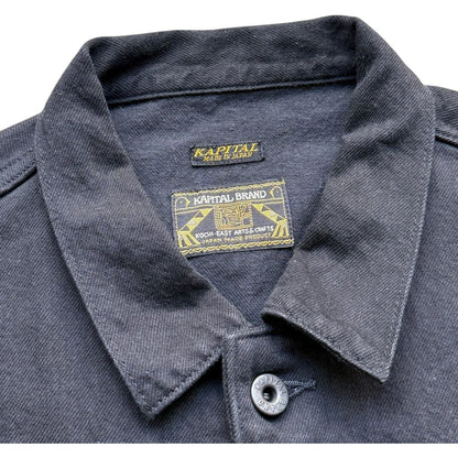 Kapital Black x Black Denim Santo Domingo Jacket