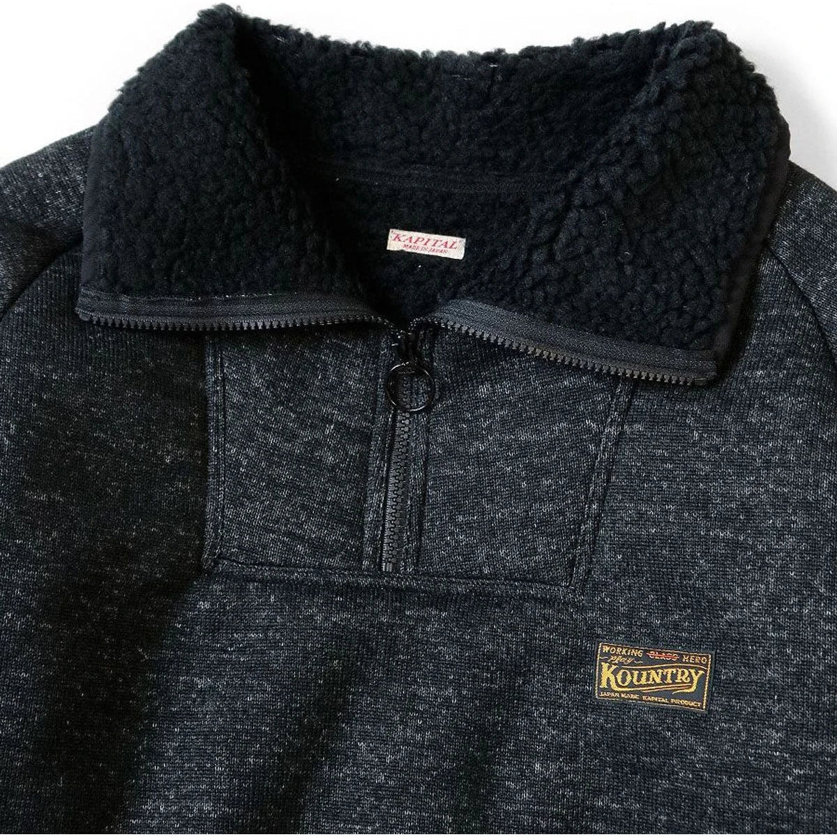 Kapital Boa Fleece Zip Alpine Pullover