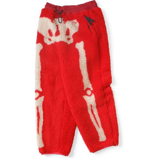 Kapital Bone Pattern Boa Fleece Easy Pants