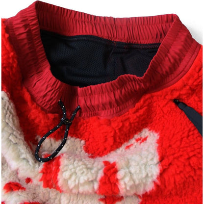 Kapital Bone Pattern Boa Fleece Easy Pants