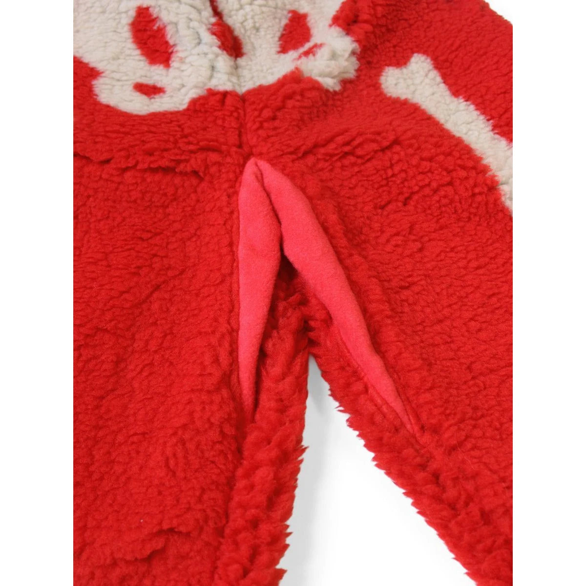 Kapital Bone Pattern Boa Fleece Easy Pants