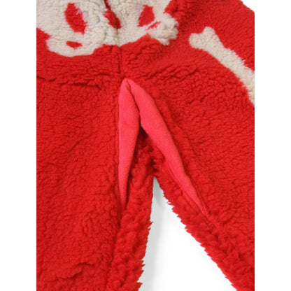 Kapital Bone Pattern Boa Fleece Easy Pants