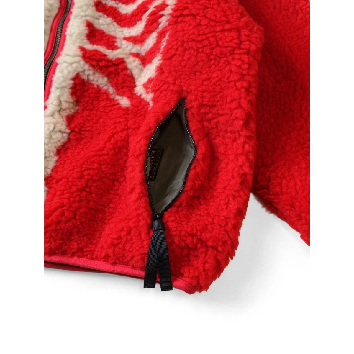 Kapital Bone Pattern Boa Fleece Reversible Blouson