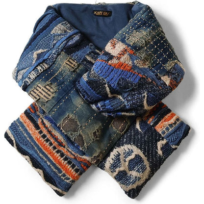 Kapital Boro × Gaudy Knit Kesa Muffler