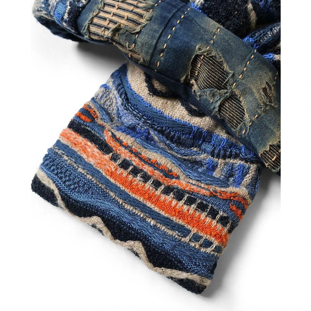 Kapital Boro × Gaudy Knit Kesa Muffler