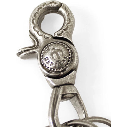Kapital Brass, Silver, Turquoise Keyring