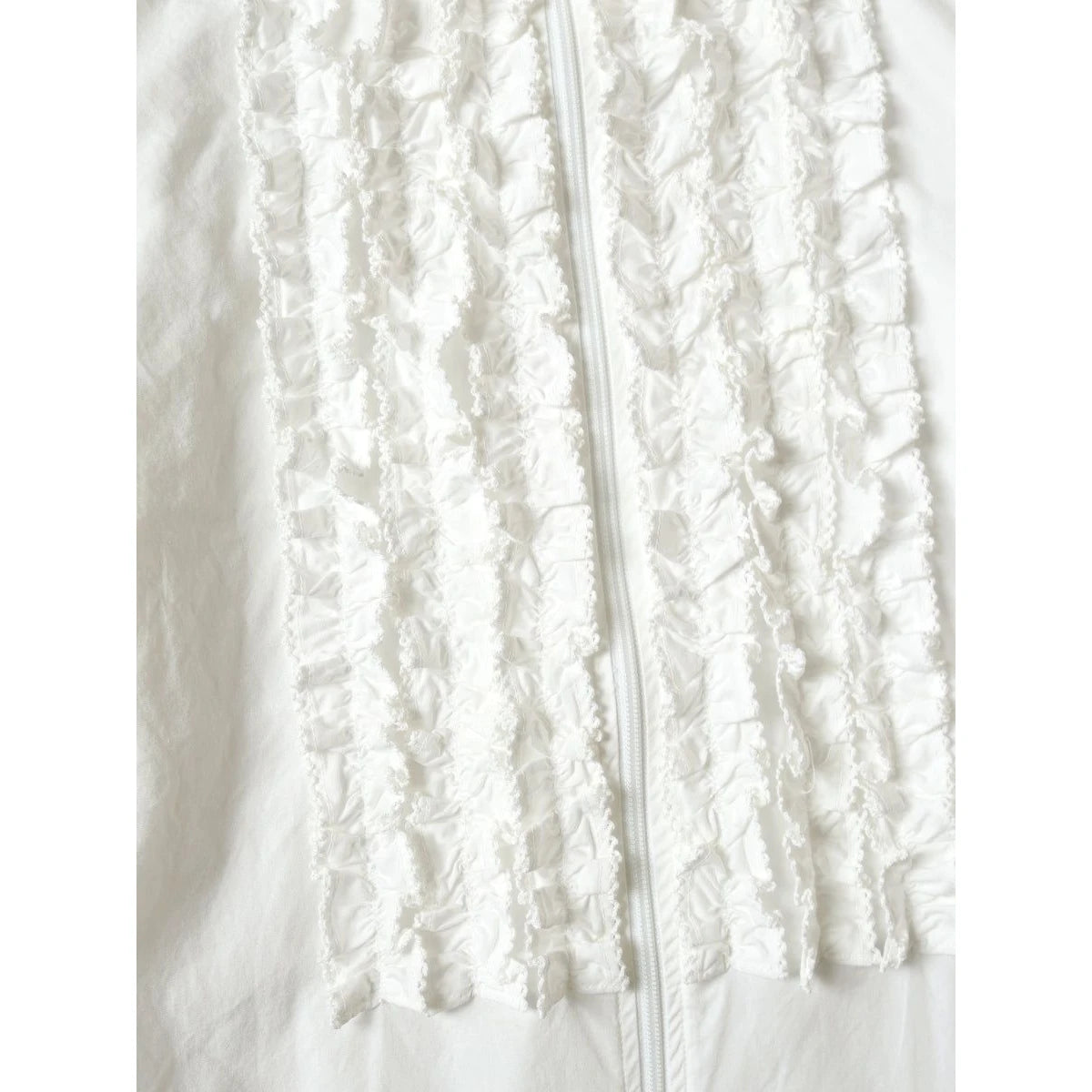 Kapital Broad Zipper Ruffle Shirt