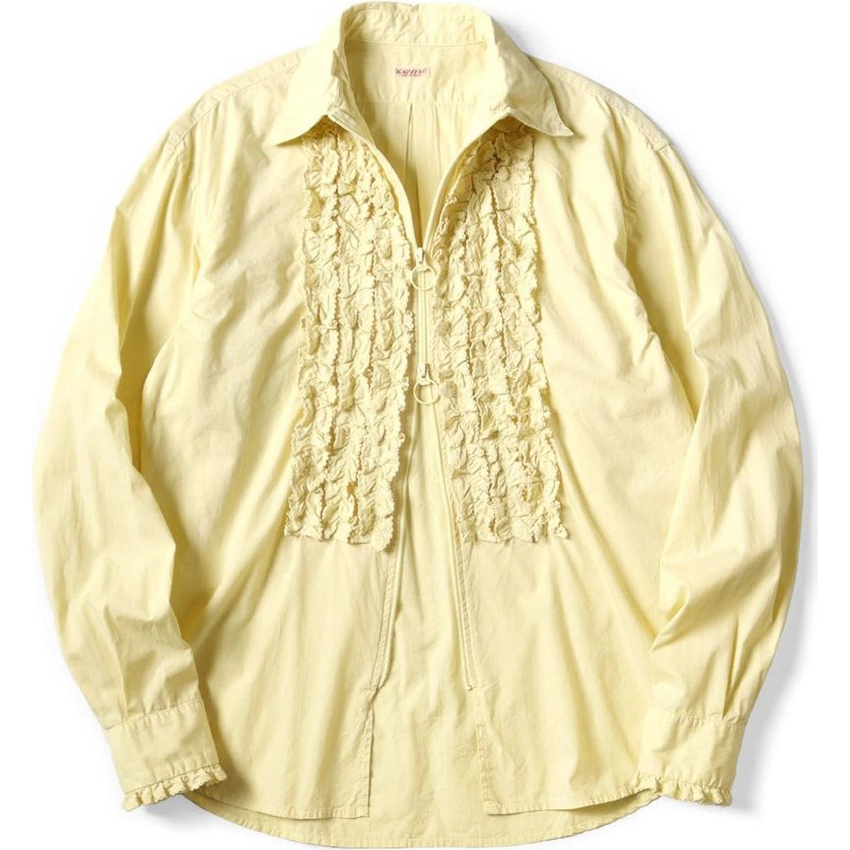 Kapital Broad Zipper Ruffle Shirt