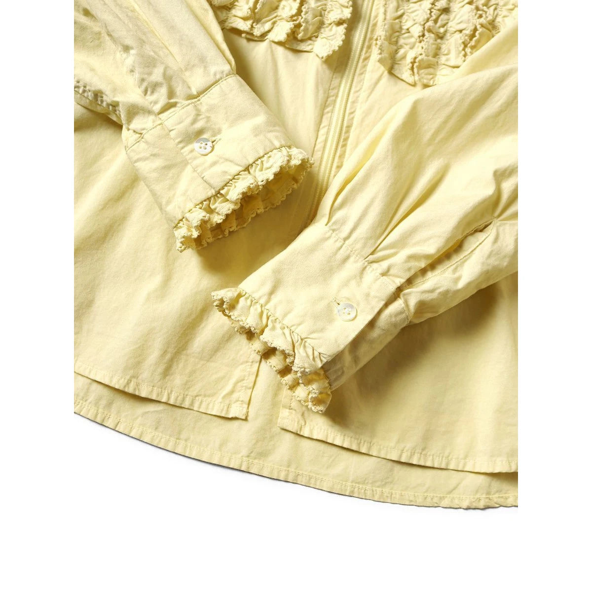 Kapital Broad Zipper Ruffle Shirt