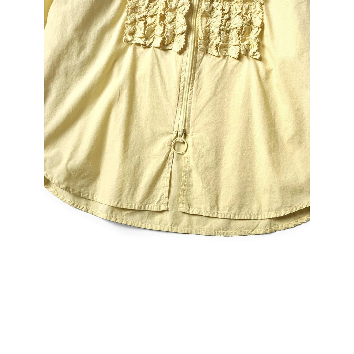 Kapital Broad Zipper Ruffle Shirt