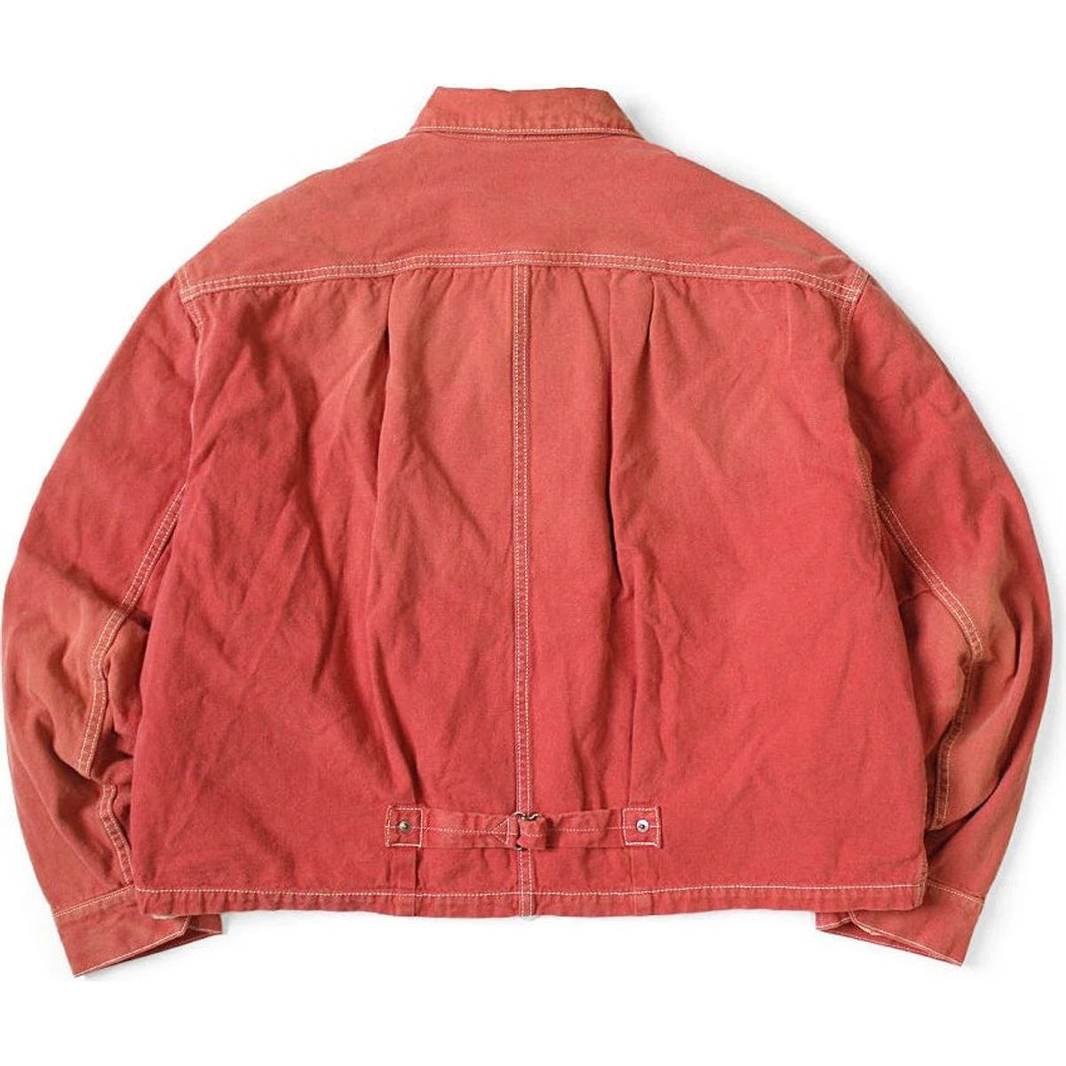 Kapital California Red Canvas Cover Old Drizzler Jacket (With Liner)