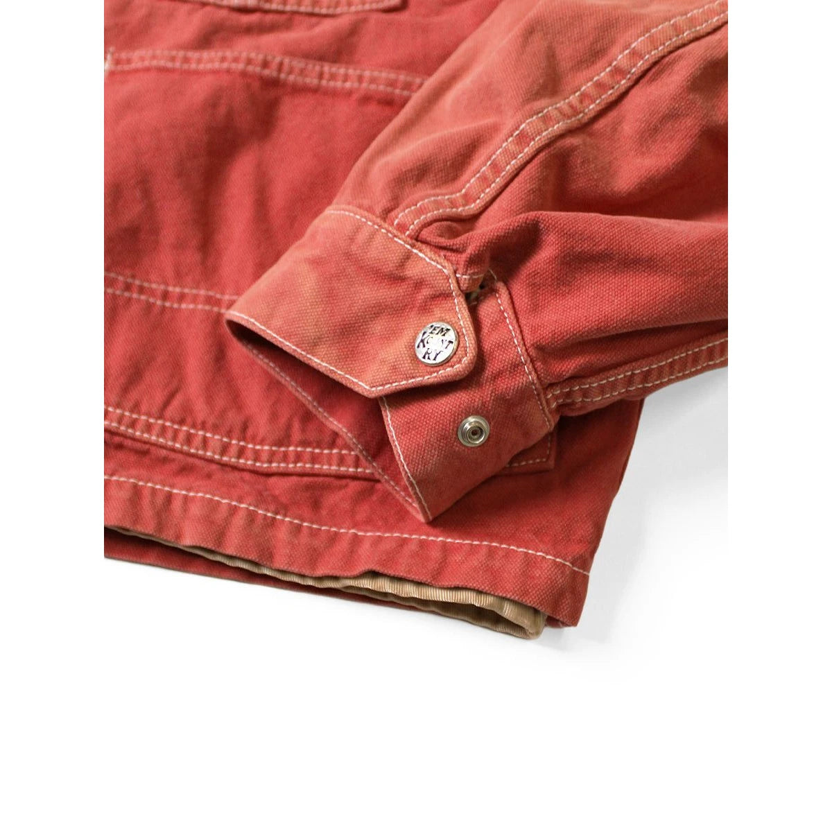 Kapital California Red Canvas Cover Old Drizzler Jacket (With Liner)