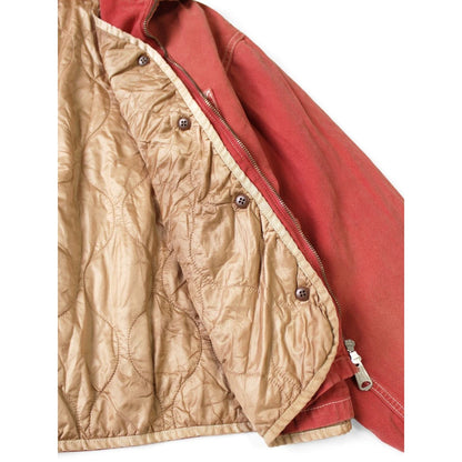 Kapital California Red Canvas Cover Old Drizzler Jacket (With Liner)