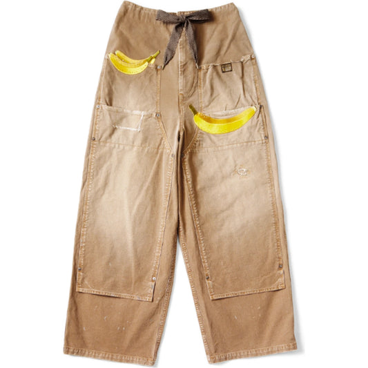Kapital Canvas Double Knee Easy Baggy Pants (Banana Patch Remake)