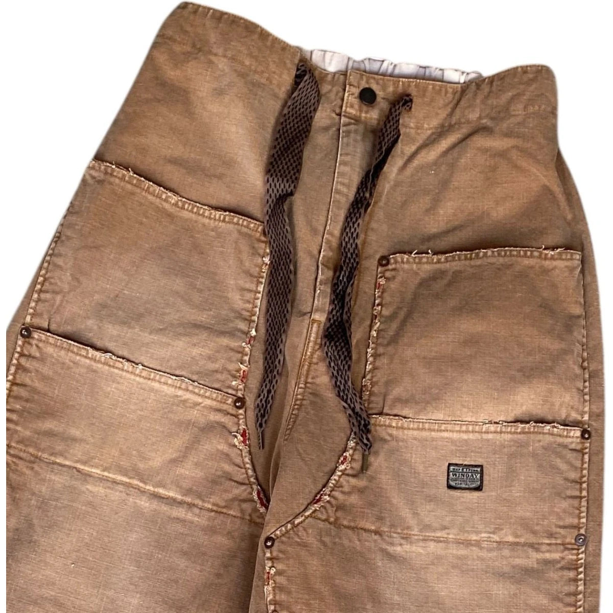 Kapital Canvas Double Knee Easy Baggy Pants (Hobo Damaged)