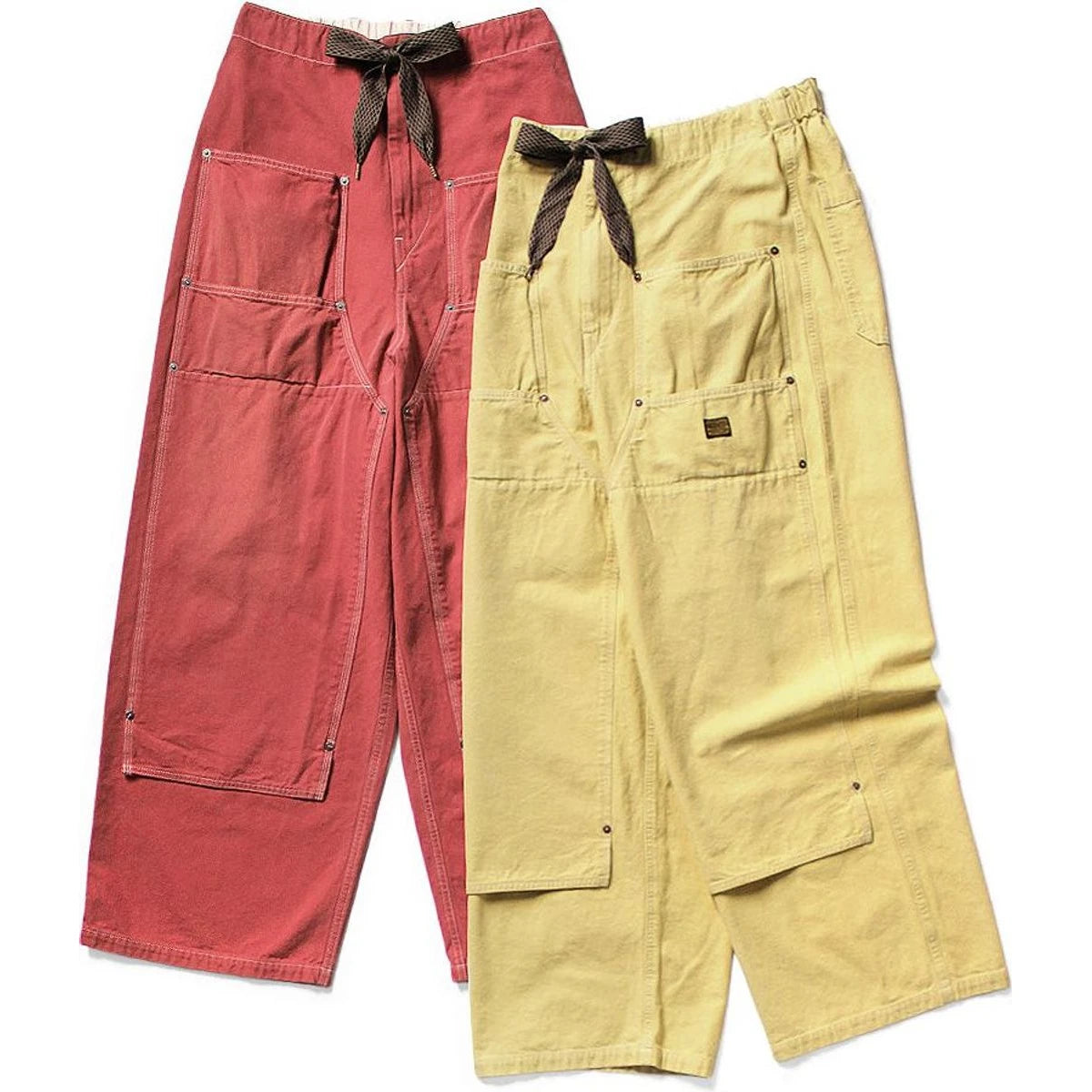 Kapital Canvas Double Knee Easy Baggy Pants