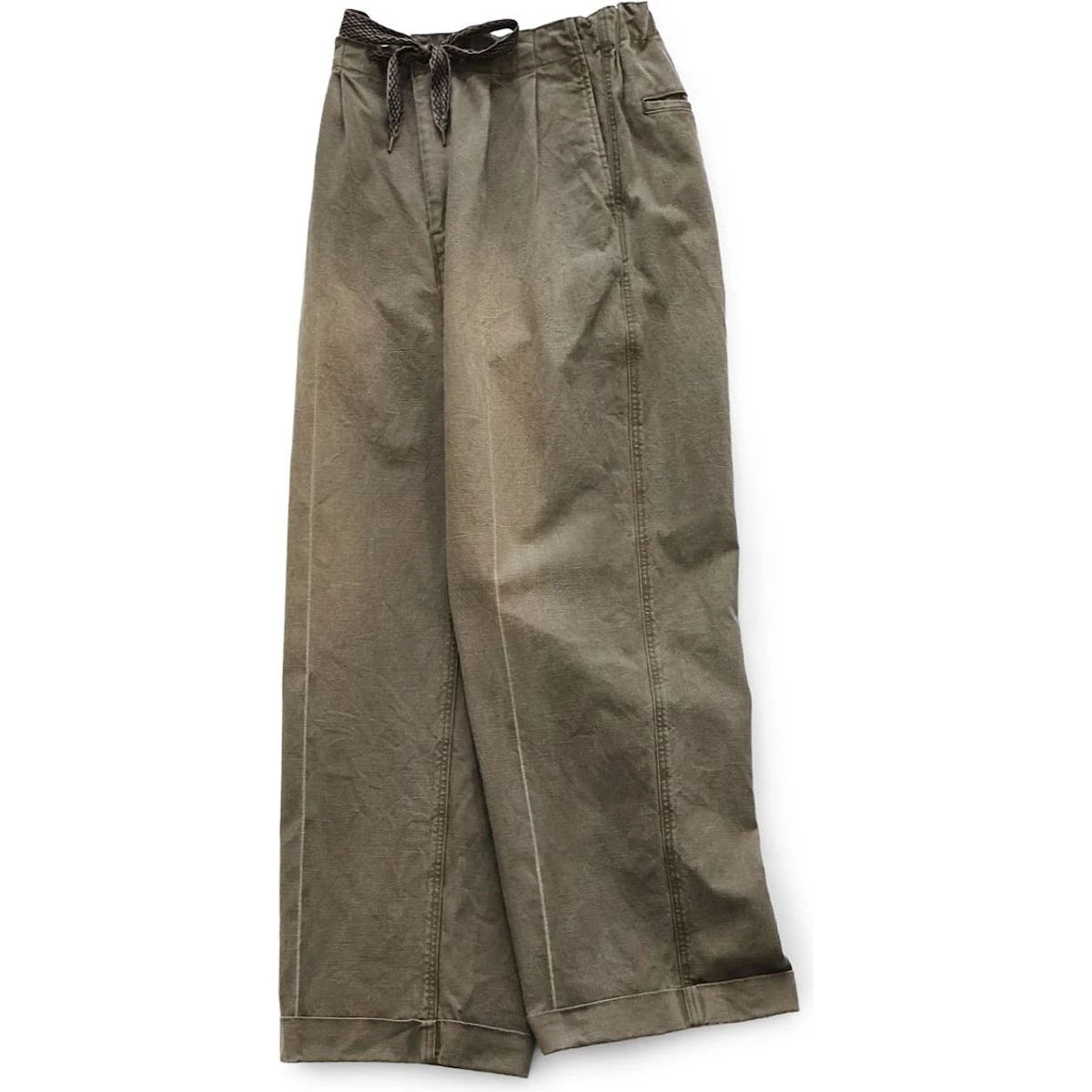 Kapital Canvas Easy Trousers (Center Pleated)