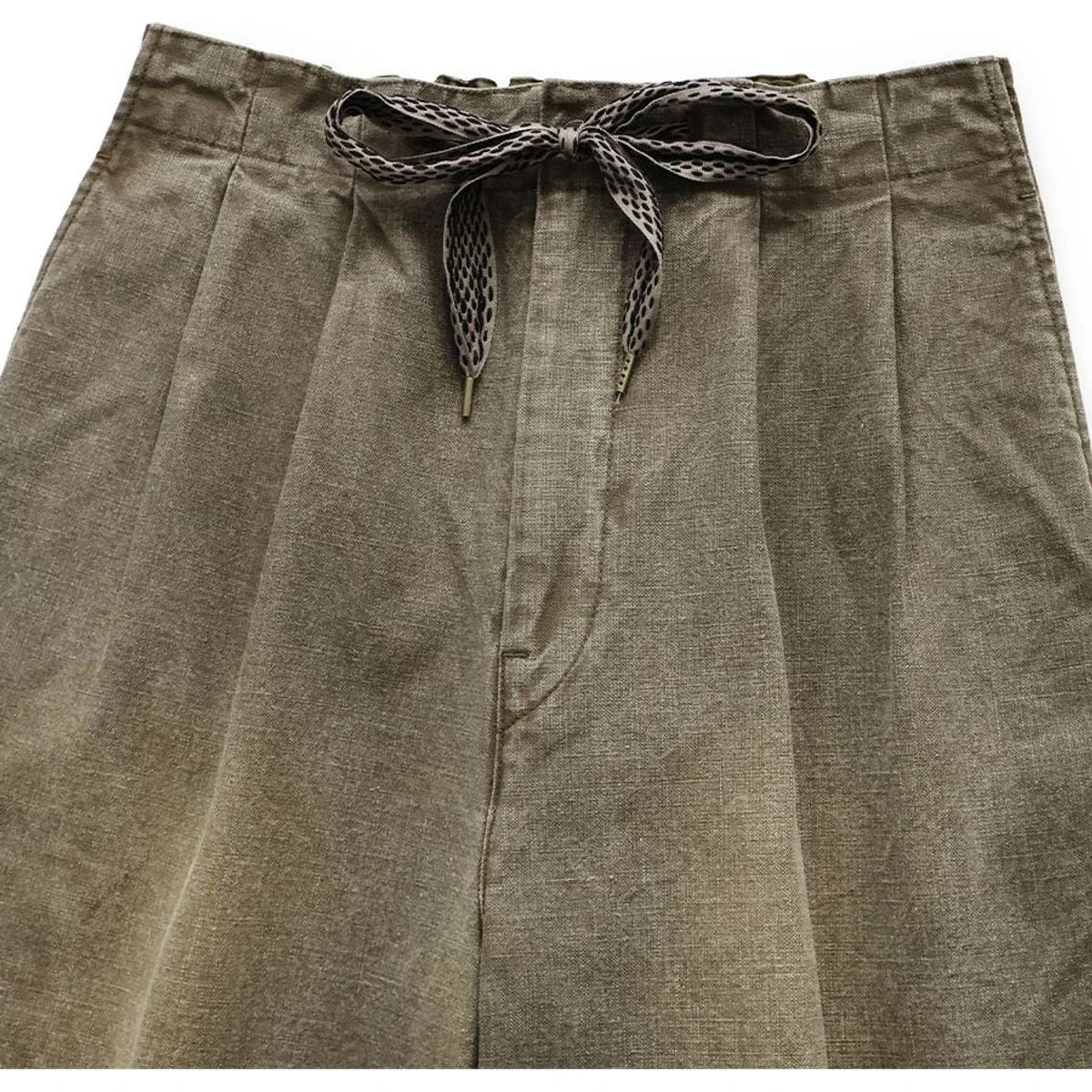 Kapital Canvas Easy Trousers (Center Pleated)