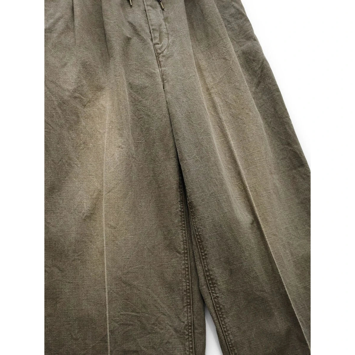 Kapital Canvas Easy Trousers (Center Pleated)