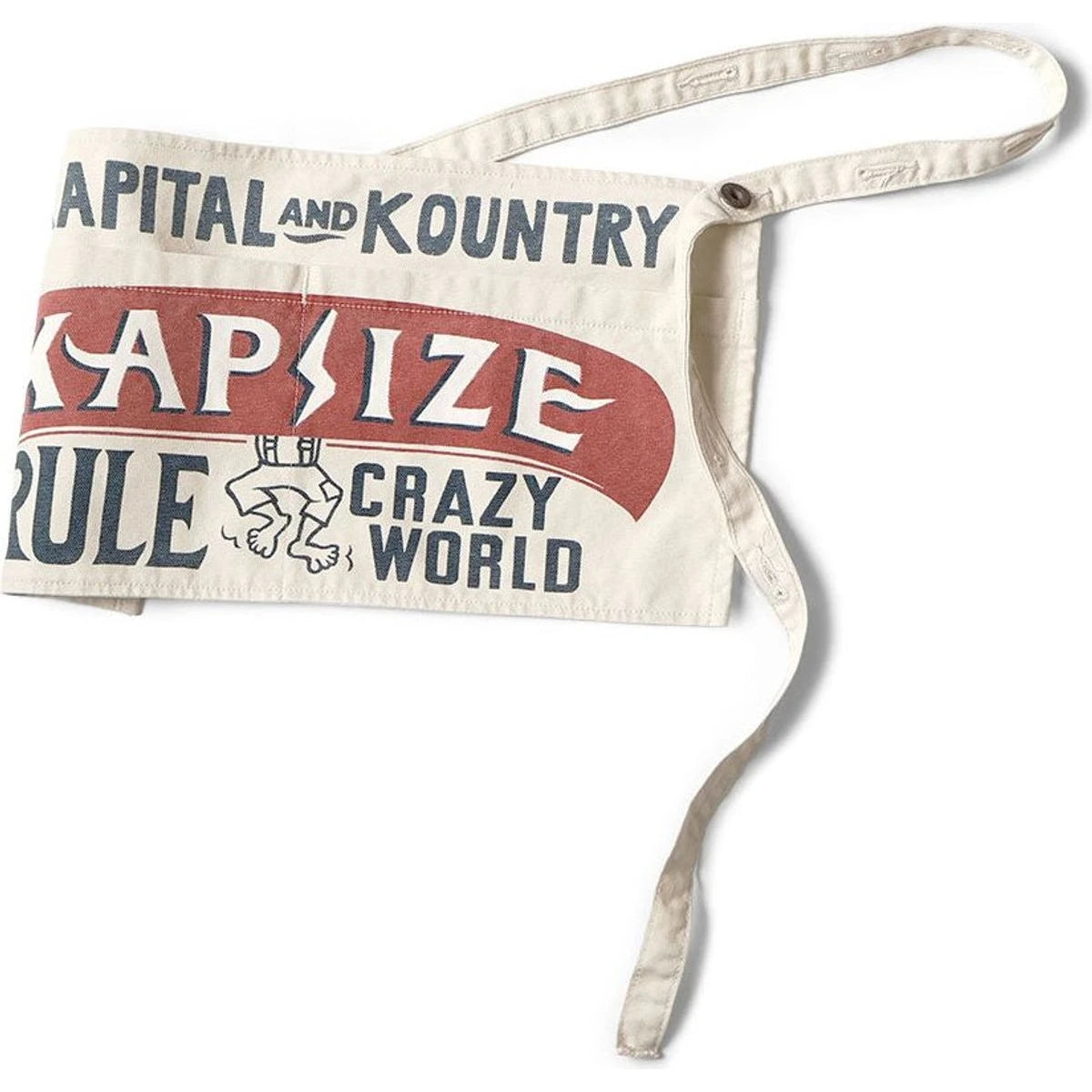 Kapital Canvas Short Apron (Kapsize Rule)