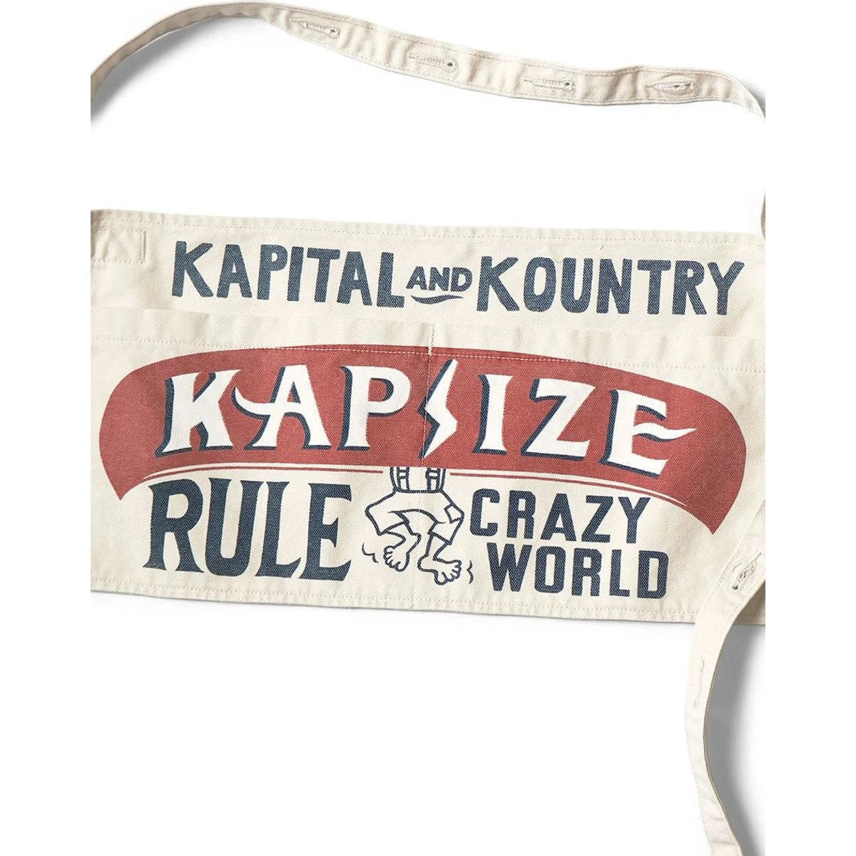 Kapital Canvas Short Apron (Kapsize Rule)