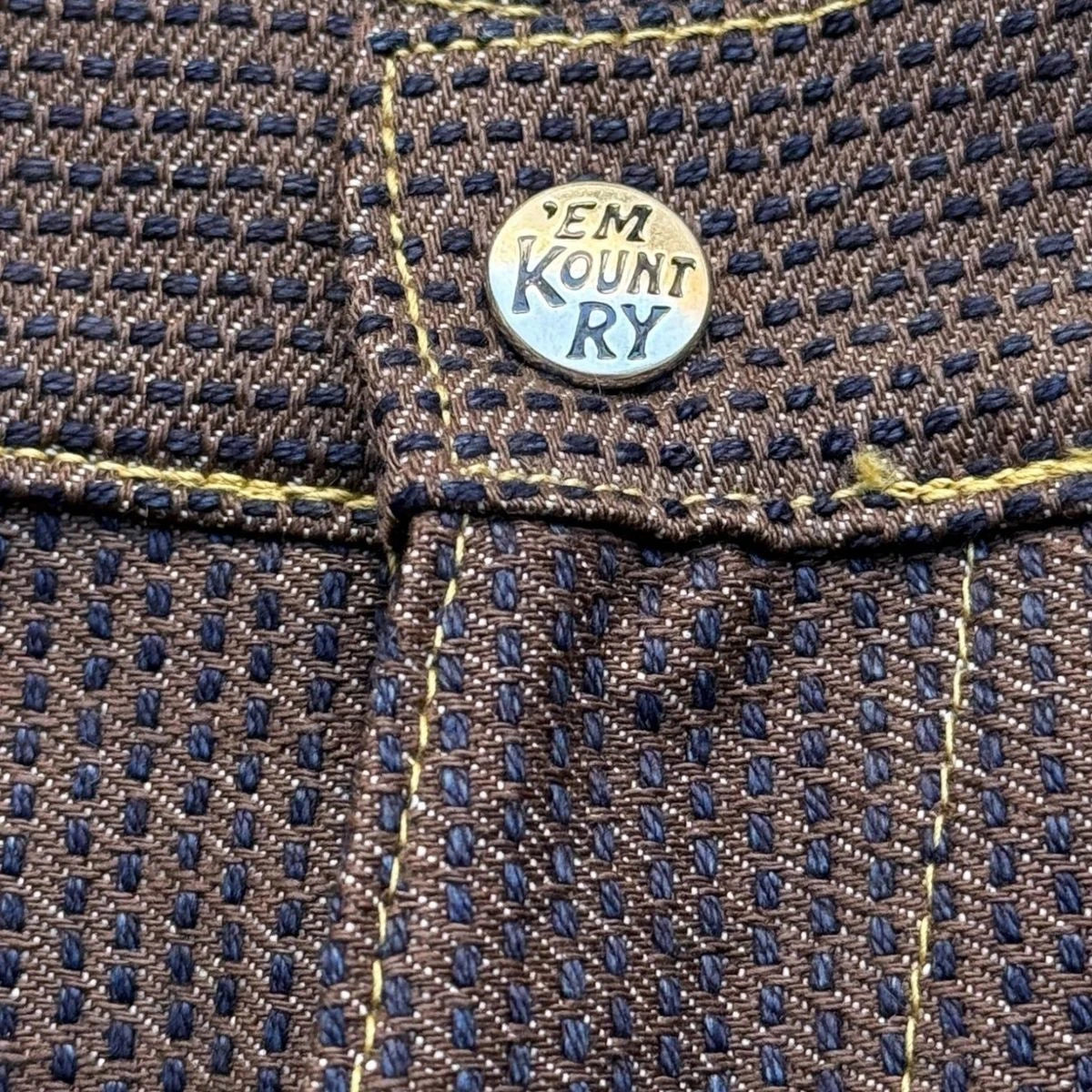 Kapital Century Denim 5P Frisko No. 5+S (Kakishibu)