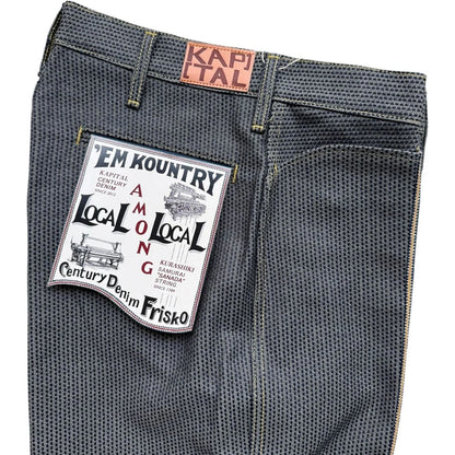 Kapital Century Denim 5P Frisko No. 7+S (Sumi)