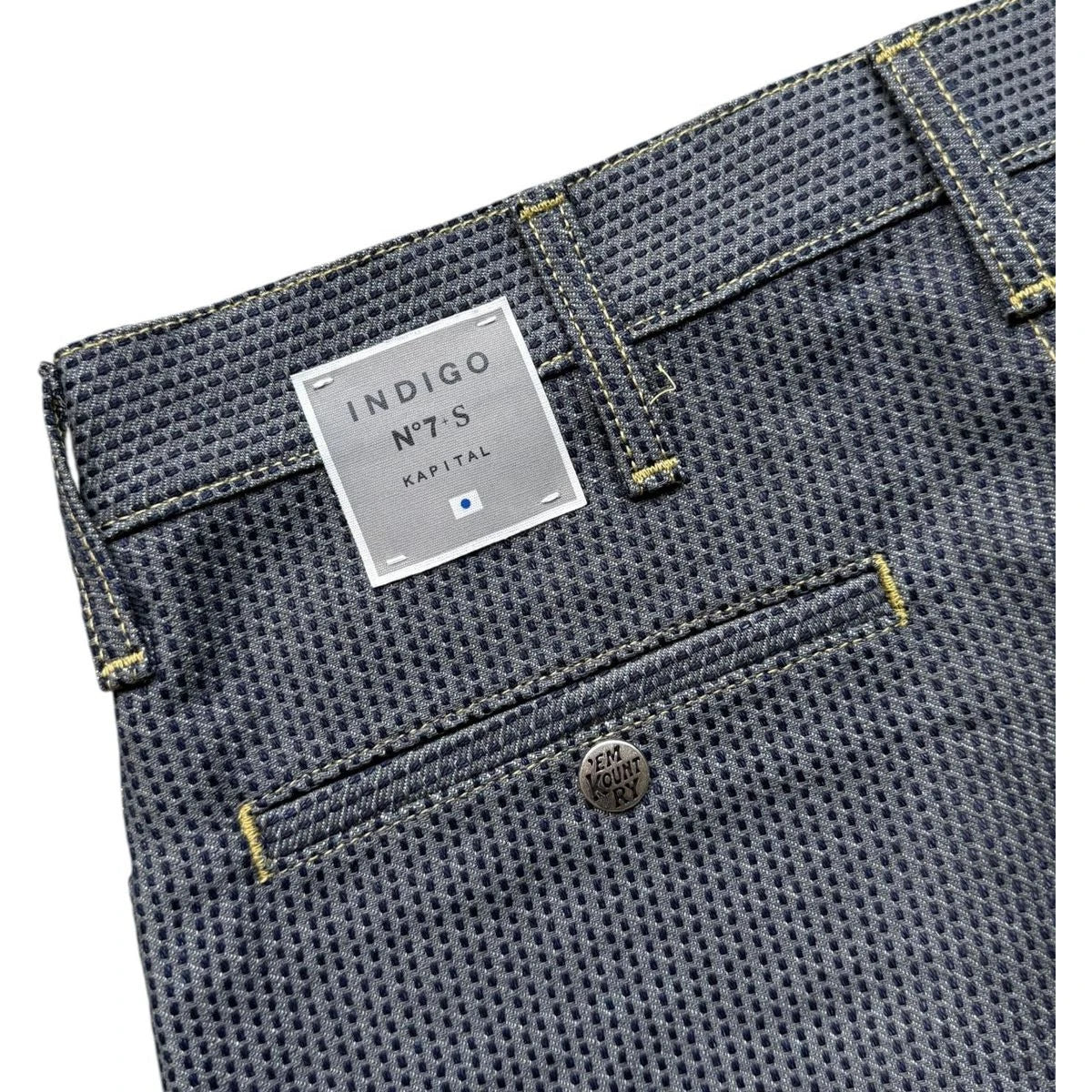 Kapital Century Denim 5P Frisko No. 7+S (Sumi)